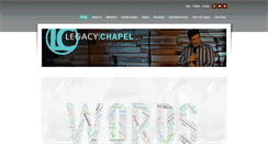 Desktop Screenshot of legacychapel.org